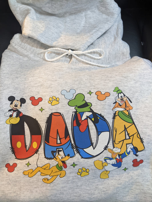 DADA Mickey Mouse Crewneck or Hoodie